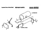 Craftsman 580327520 commercial portable alternator/sheet metal diagram