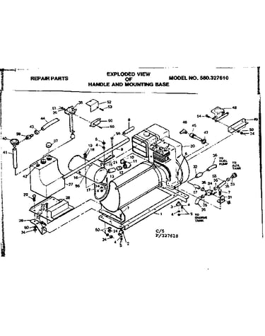 Commercial portable alternators/handle and mounting base