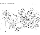 Craftsman 580327811 control panel and intake chamber diagram