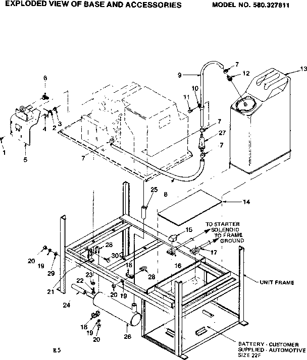 BASE AND ACCESSORIES