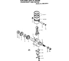 Craftsman 580327811 crankshaft and piston assembly diagram