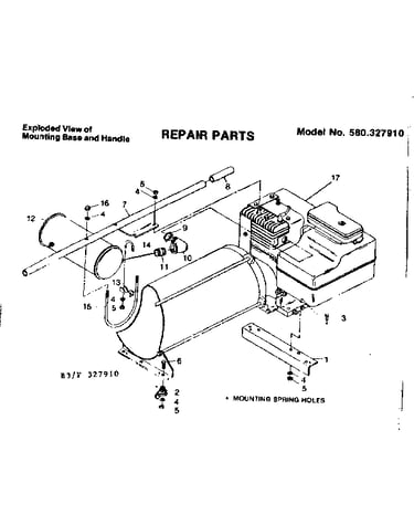 Mounting base and handle