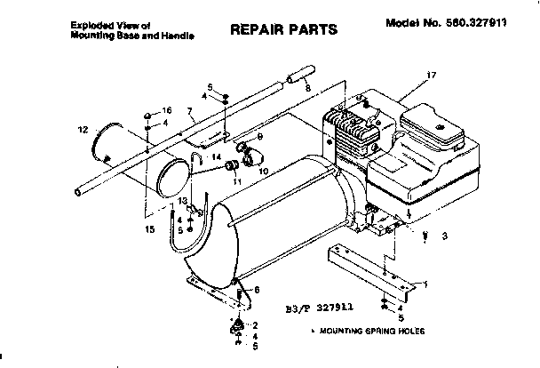 Mounting base and handle