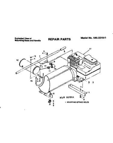Mounting base and handle