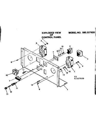 Control panel 327920