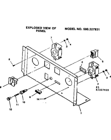 Control panel 327931
