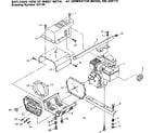 Craftsman 580328170 complete engine and brackets diagram