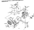 Kawasaki FA130D-1MP complete engine and brackets diagram