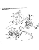 Complete engine and brackets