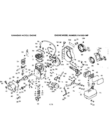 Kawasaki engine breakdown