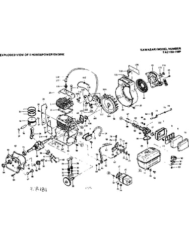 5 horsepower engine