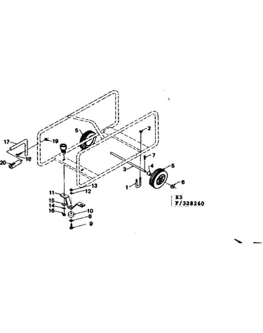 Wheel kit model no. 580.329521