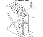 Craftsman 580329210 exployed view of auxiliary fuel tank diagram