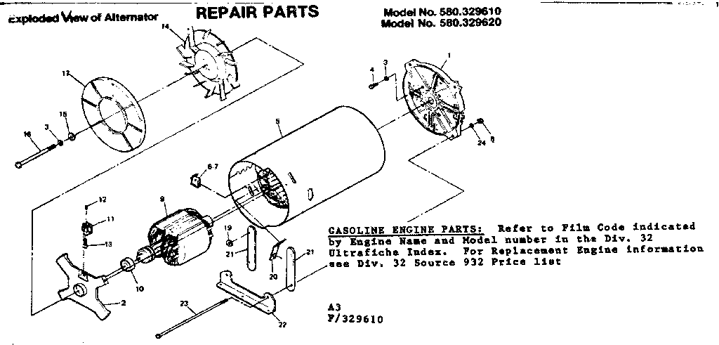 Commercial portable alternator