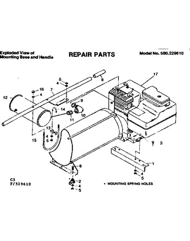 Commercial portable alternator/mounting base & handle