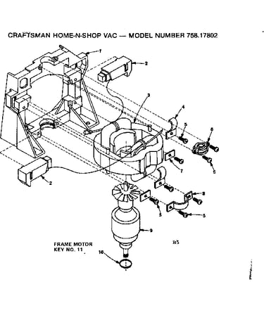 Field and armature assembly