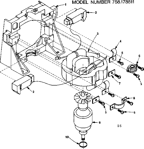 Frame motor