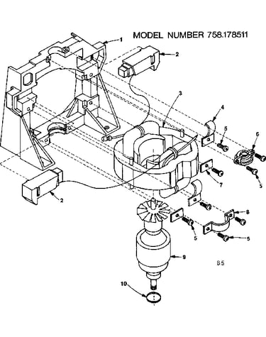 Frame motor