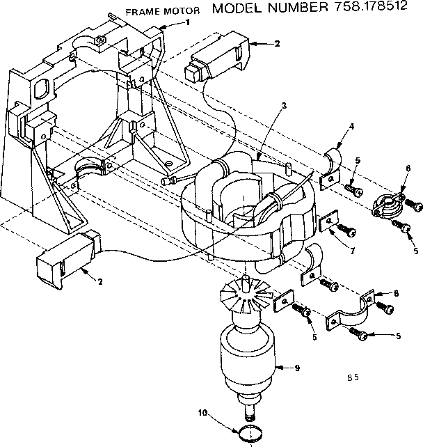 Frame motor