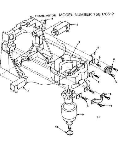 Frame motor