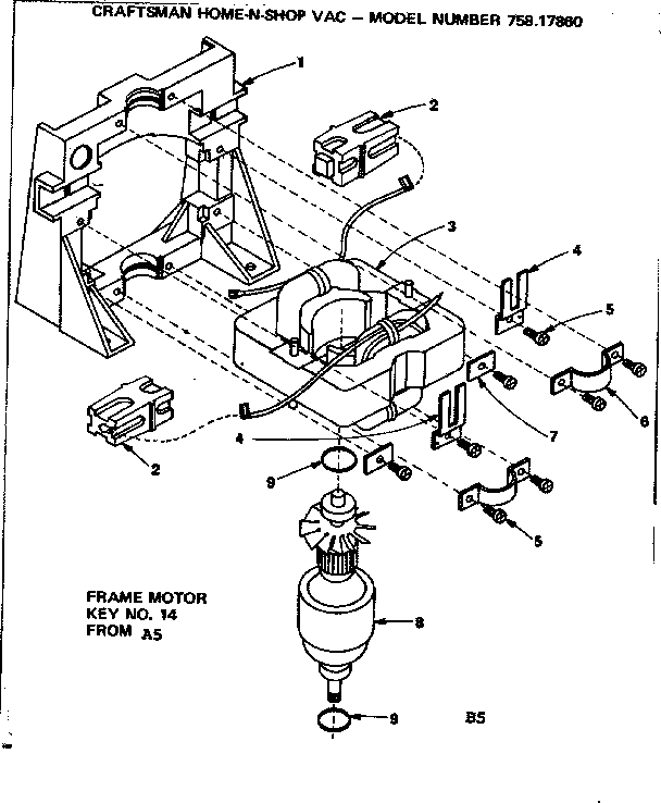 Frame motor