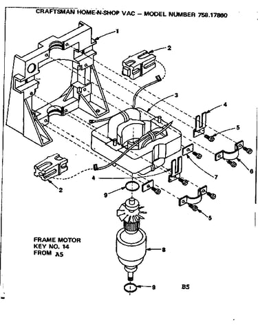 Frame motor