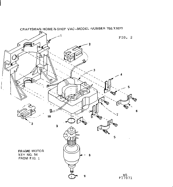 Frame motor