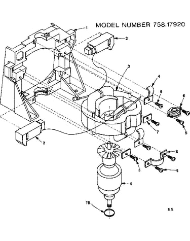 Frame motor
