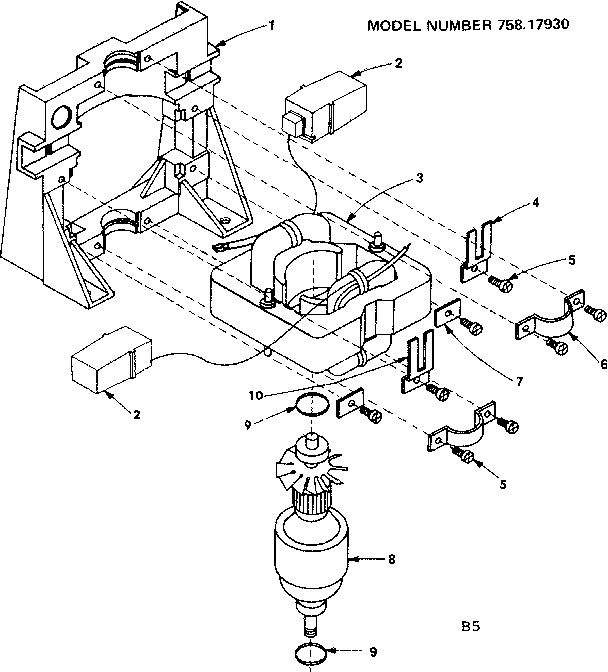 Frame motor