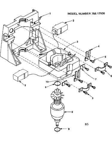 Frame motor