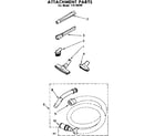 Kenmore 11620280 attachment parts diagram