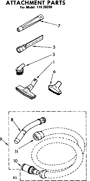 Attachment parts