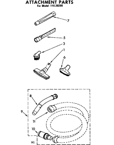 Attachment parts