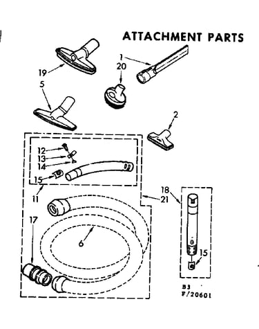 Attachment parts