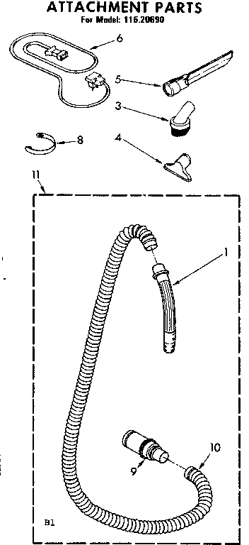 Attachment parts