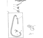 Kenmore 11620691 attachment parts diagram
