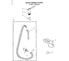 Kenmore 1162069180 attachment parts diagram