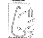 Kenmore 11620700 attachment parts diagram