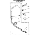 Kenmore 11620721 attachment parts diagram