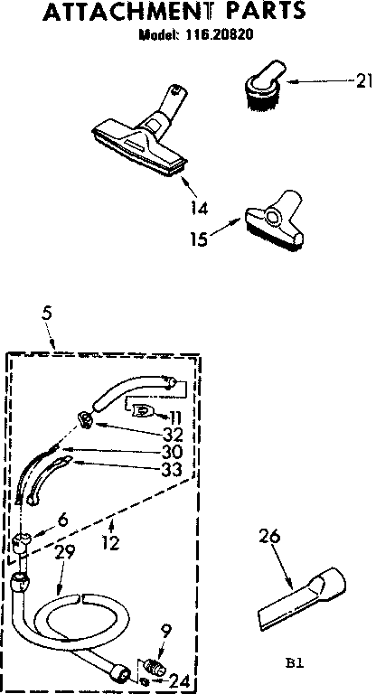 Attachment parts