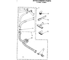 Kenmore 11620870 attachment parts diagram