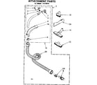 Kenmore 11620910 attachment parts diagram