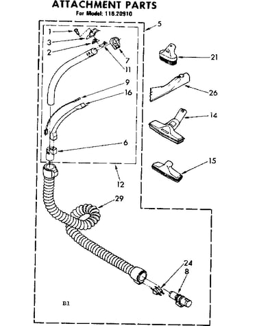 Attachment parts