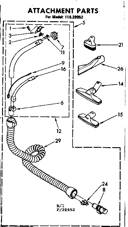 Attachment parts