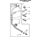 Kenmore 11620980 attachment parts diagram