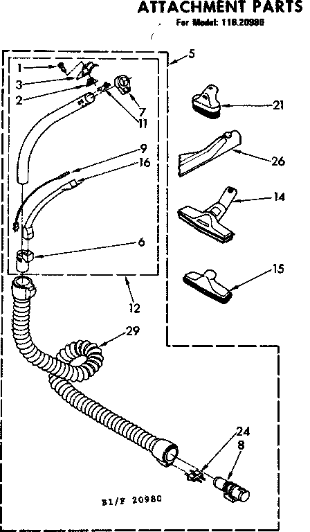 Attachment parts