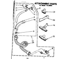 Kenmore 11620981 attachment parts diagram