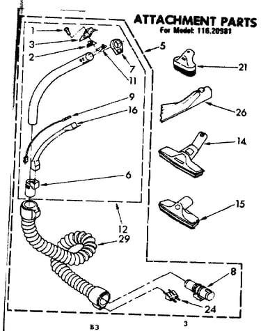 Attachment parts