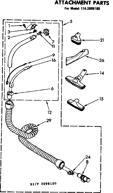 Attachment parts