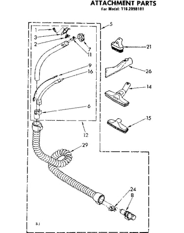 Attachment parts
